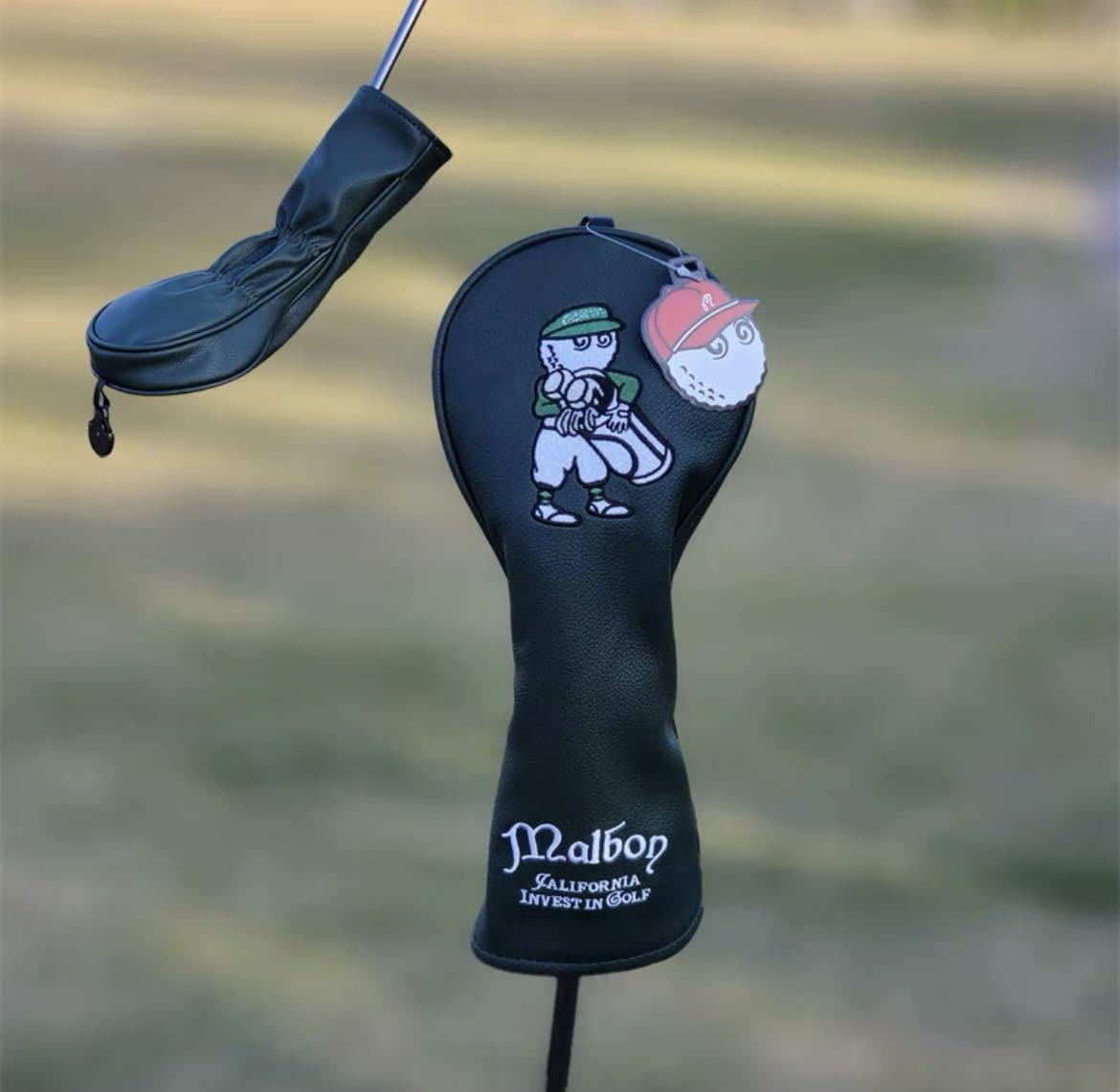 【新製品大人気4点セット】Malbon Golfマルボンゴルフクラブカバー濃い緑 Amazon.co.jp: 4点セット キャディー Malbon Golf マルボン